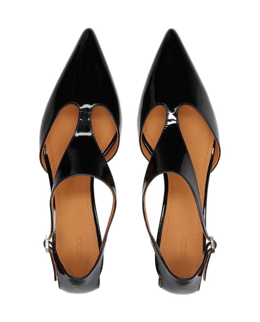 Kazar-Black-patent-pumps-for-women-černá