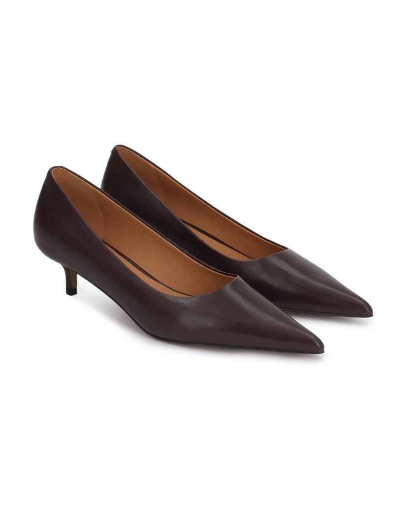 Kazar-Maroon-pumps-with-low-heel-červená