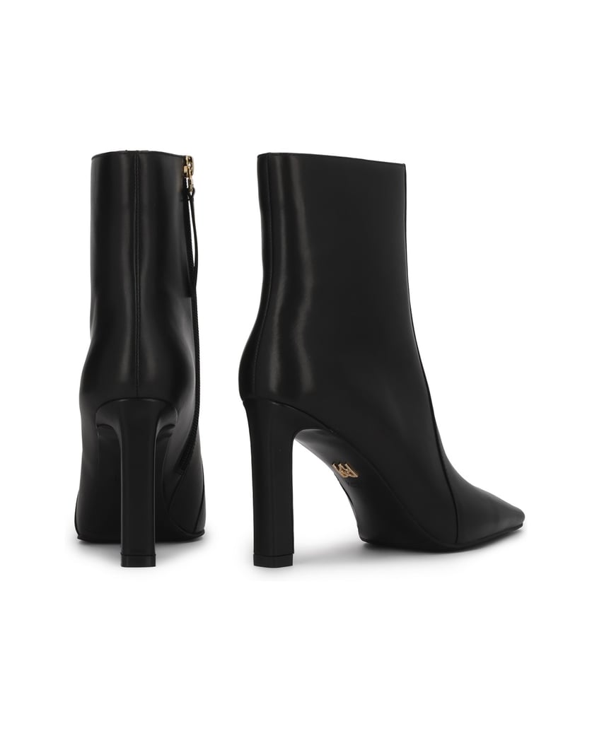 Kazar-Black-Genuine-leather-women's-booties-by-EDITIONS-černá