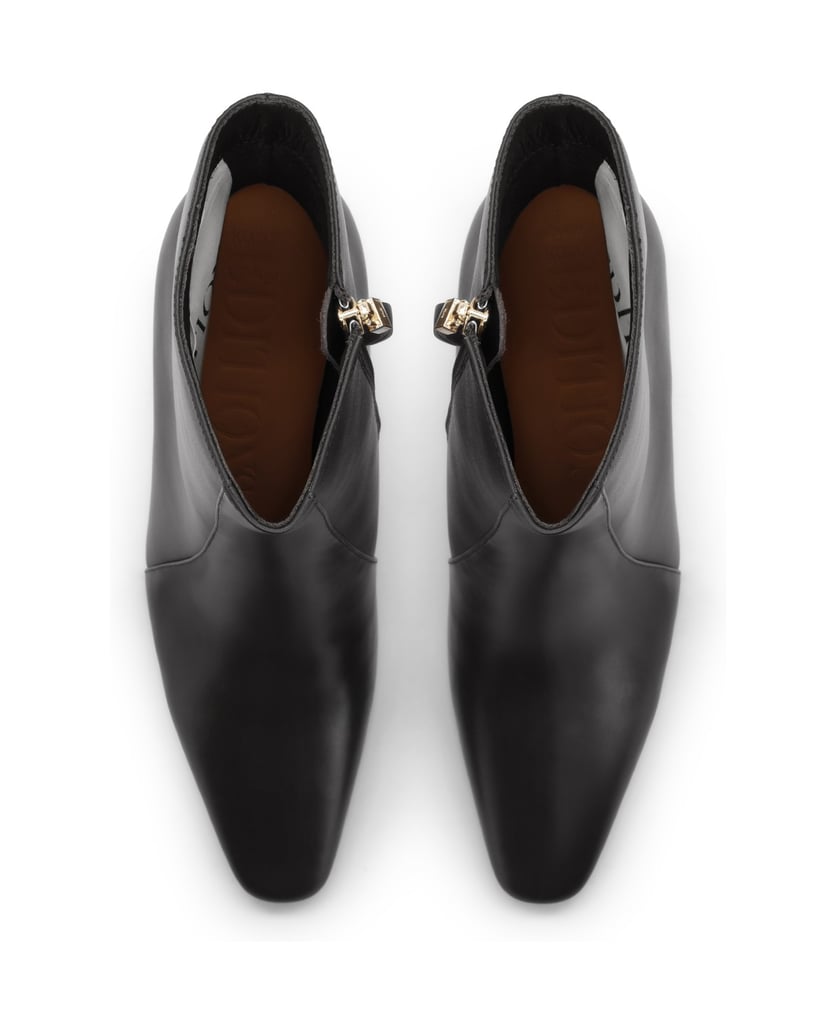 Kazar-Black-Genuine-leather-women's-booties-by-EDITIONS-černá