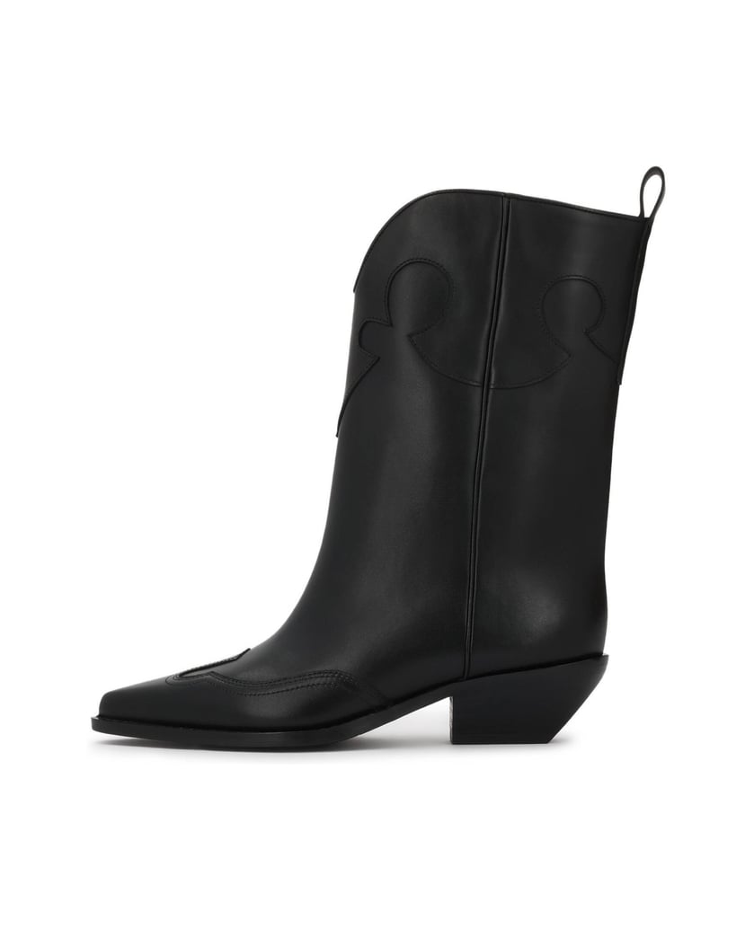 Kazar-Slip-on-cowboy-boots-in-genuine-leather-čierna