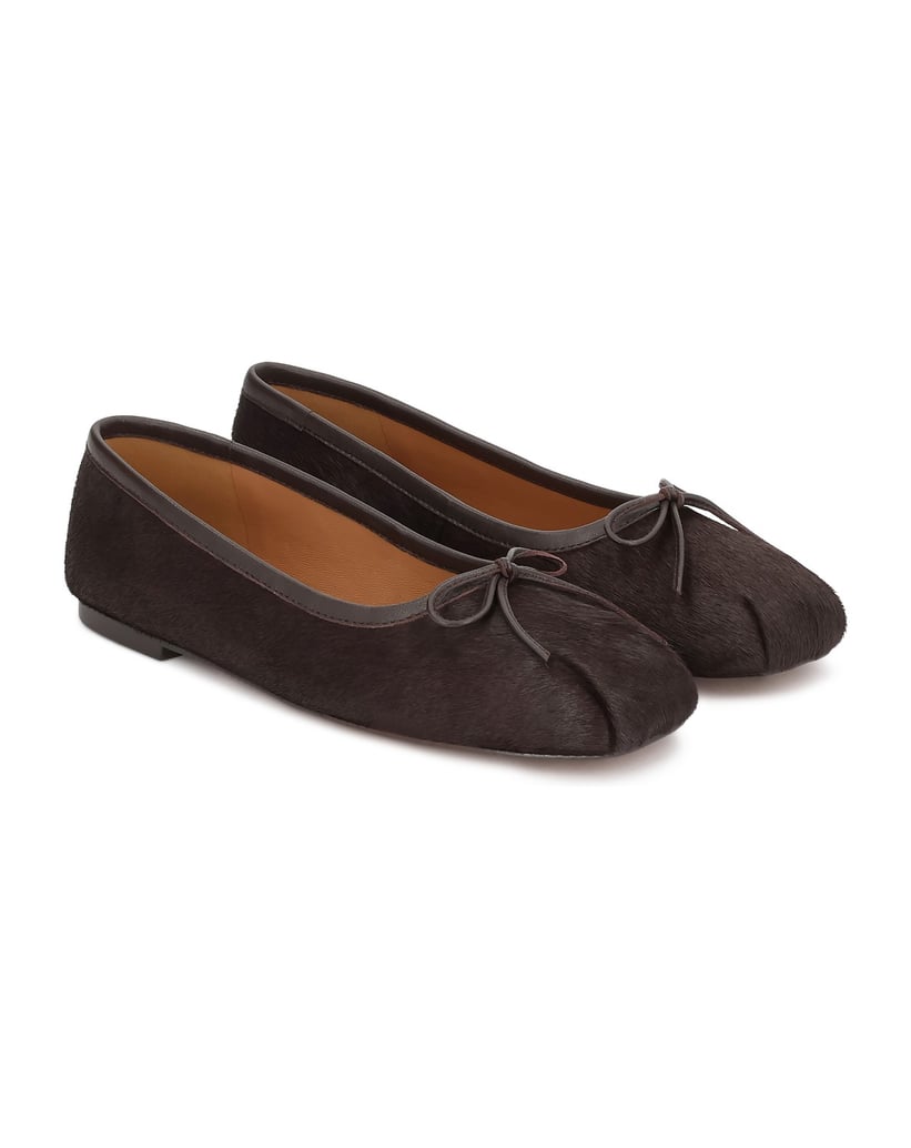 Kazar-Dark-brown-ballerinas-in-leather-with-natural-hair-finish-tmavá-hnedá