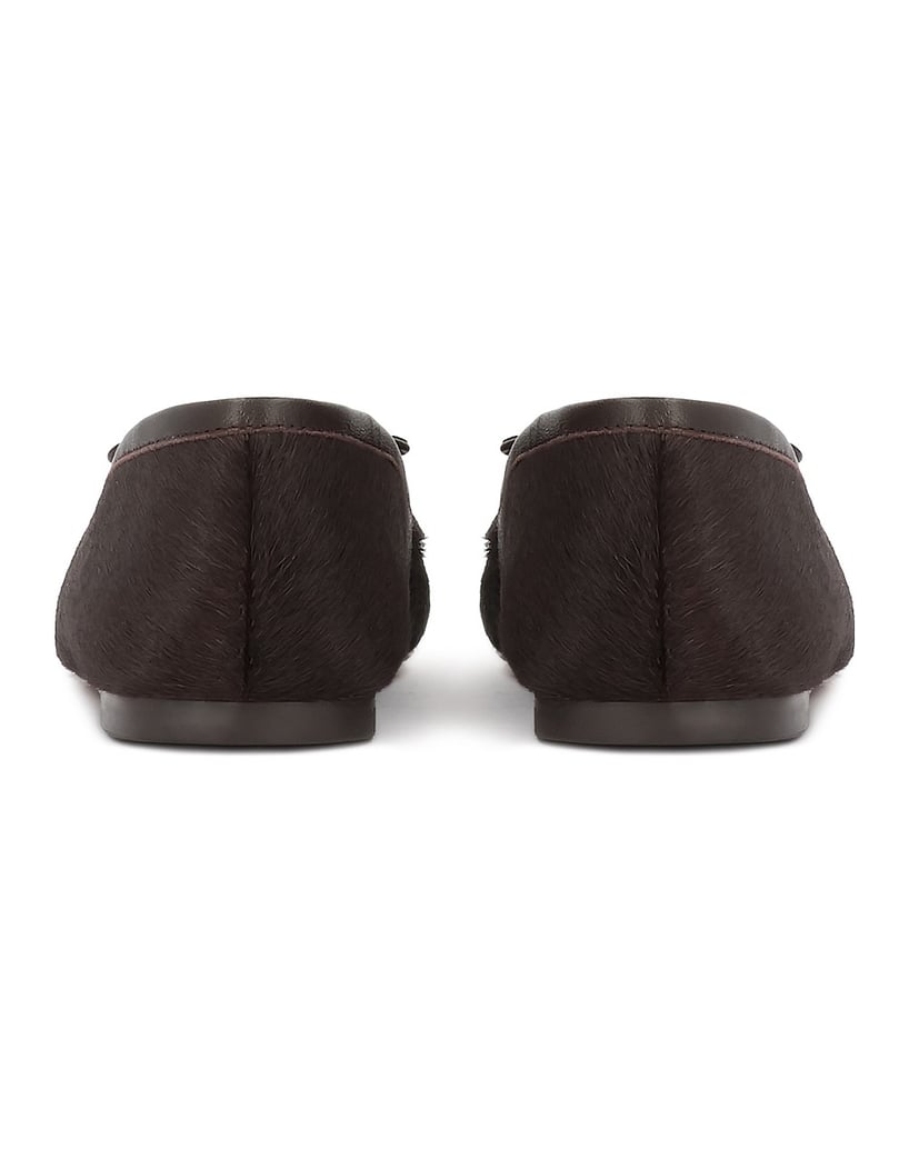 Kazar-Dark-brown-ballerinas-in-leather-with-natural-hair-finish-tmavá-hnedá