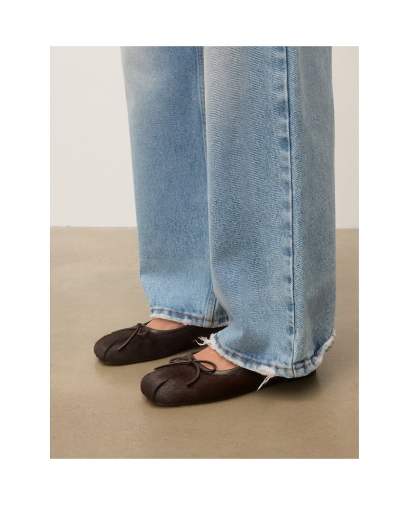 Kazar-Dark-brown-ballerinas-in-leather-with-natural-hair-finish-tmavá-hnedá