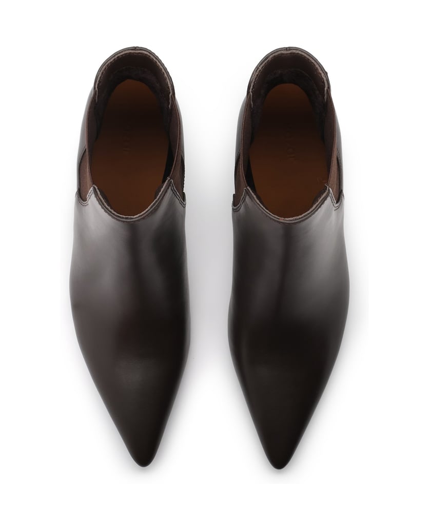 Kazar-Slip-on-booties-in-dark-brown-leather-tmavě-hnědá