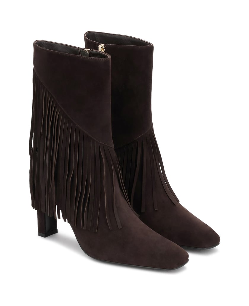 Kazar-Suede-booties-with-long-tassels-tmavá-hnedá