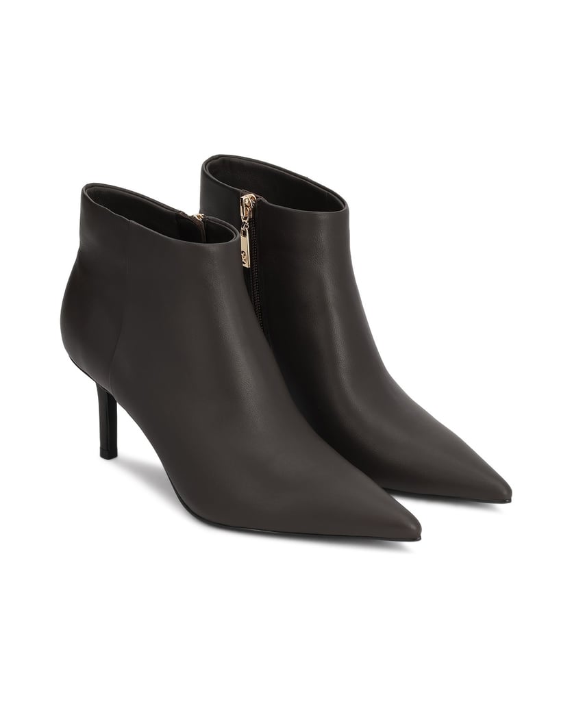 Kazar-Dark-brown-leather-booties-on-a-high-slim-heel-tmavá-hnedá