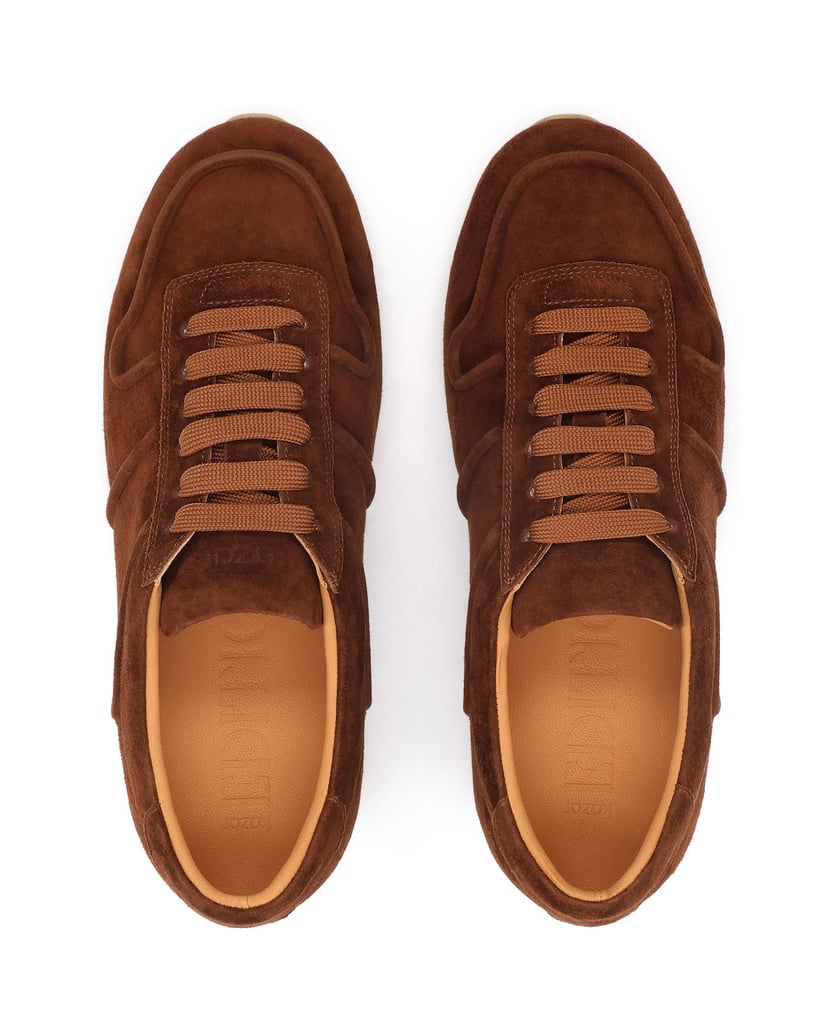 Kazar-Brown-suede-sneakers-with-hidden-wedges-hnedá