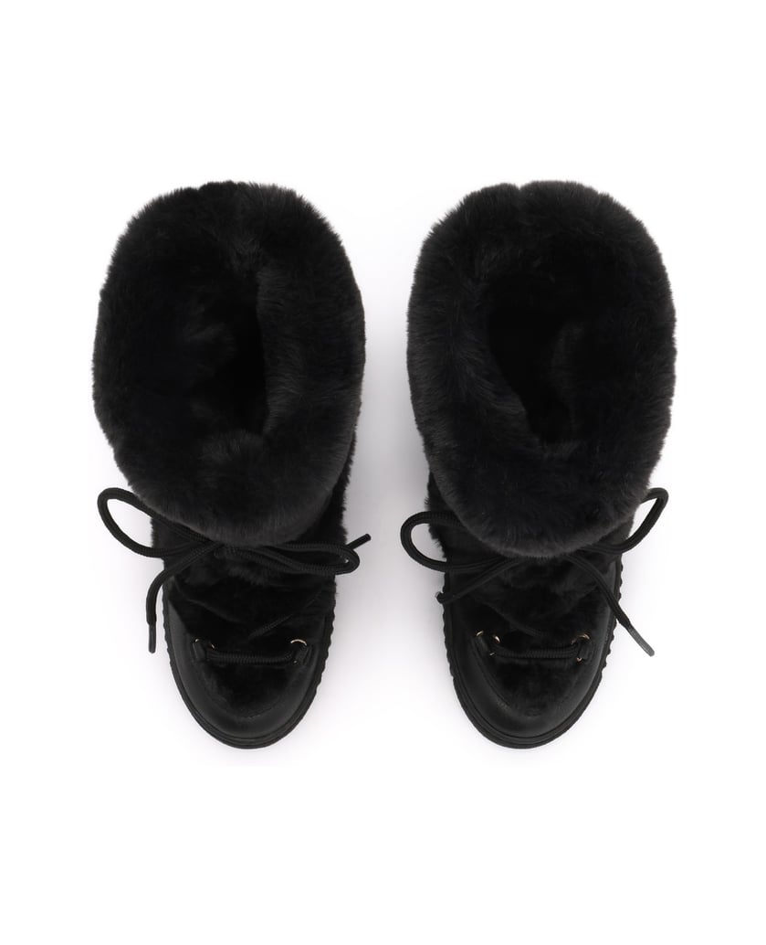 Kazar-Black-women's-snow-boots-with-platform-černá
