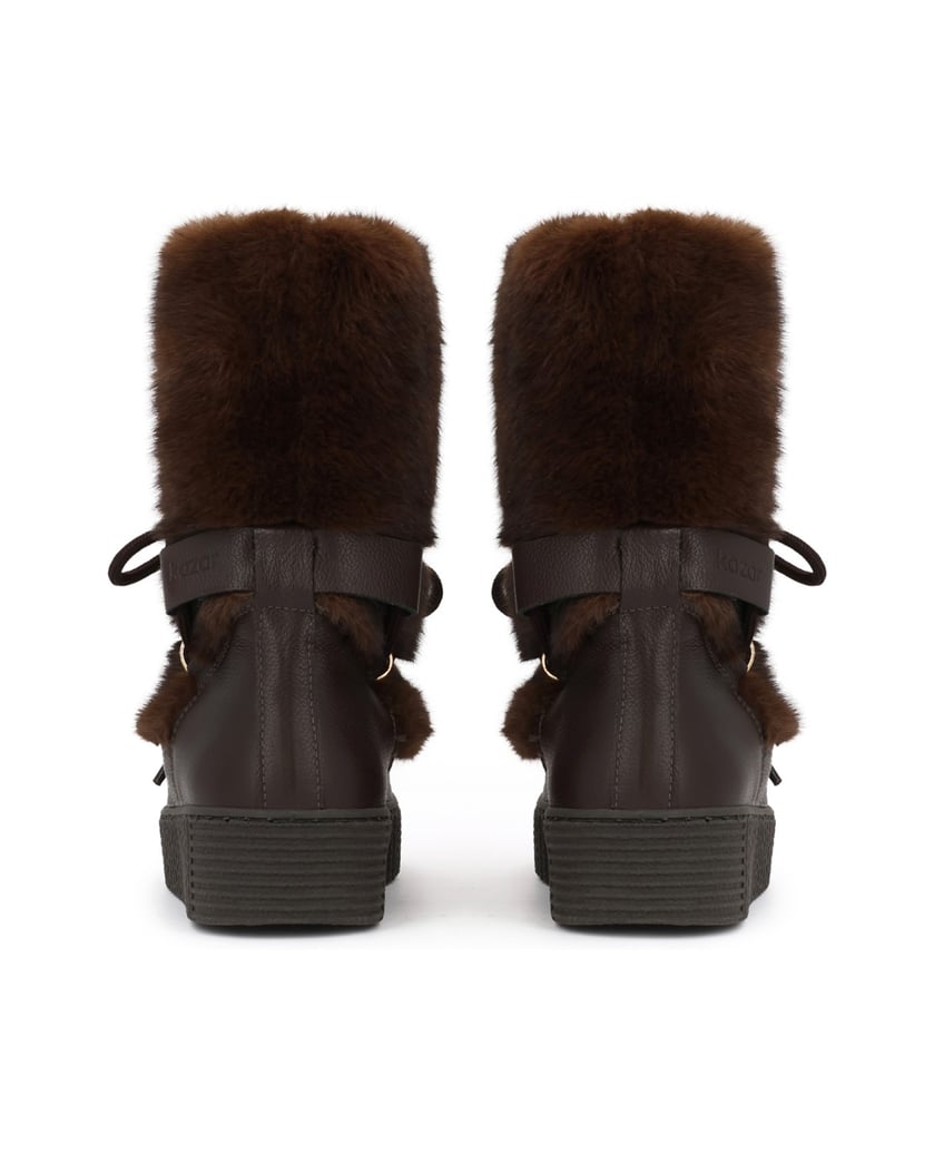 Kazar-Dark-brown-women's-snow-boots-with-platform-tmavě-hnědá