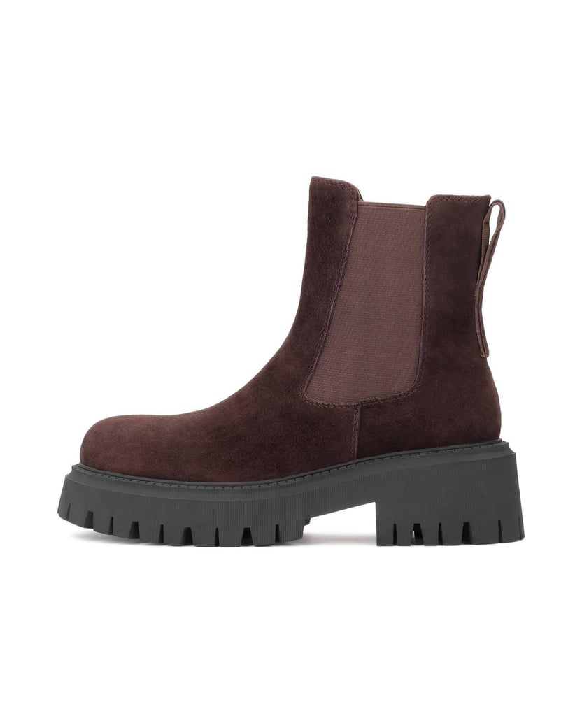 Kazar-Brown-Chelsea-booties-on-a-thick-treaded-sole-tmavá-hnedá