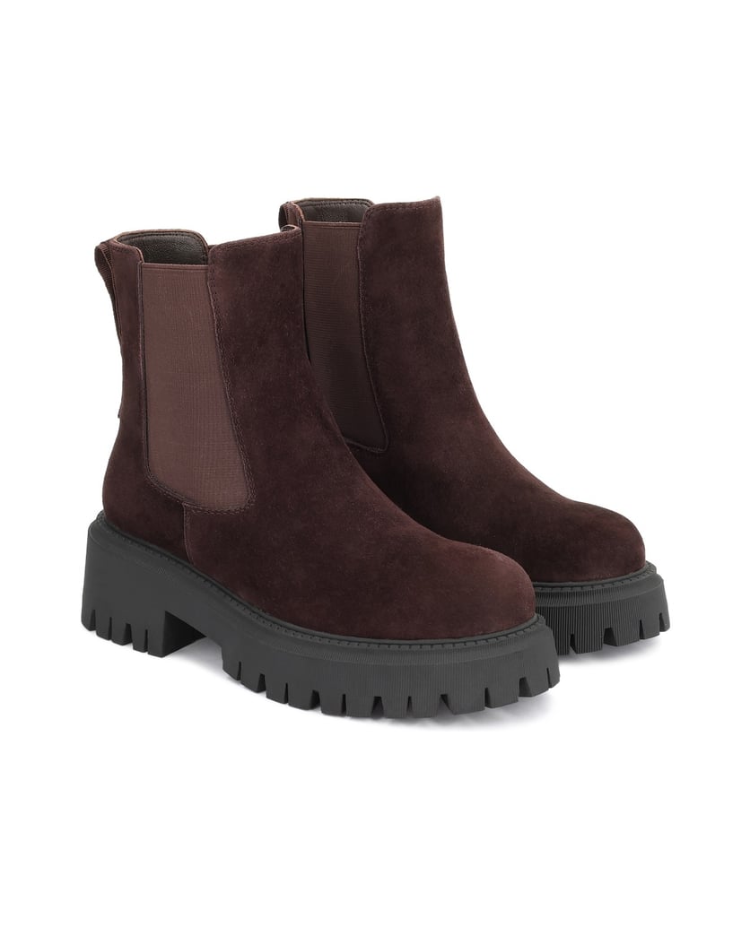 Kazar-Brown-Chelsea-booties-on-a-thick-treaded-sole-tmavá-hnedá