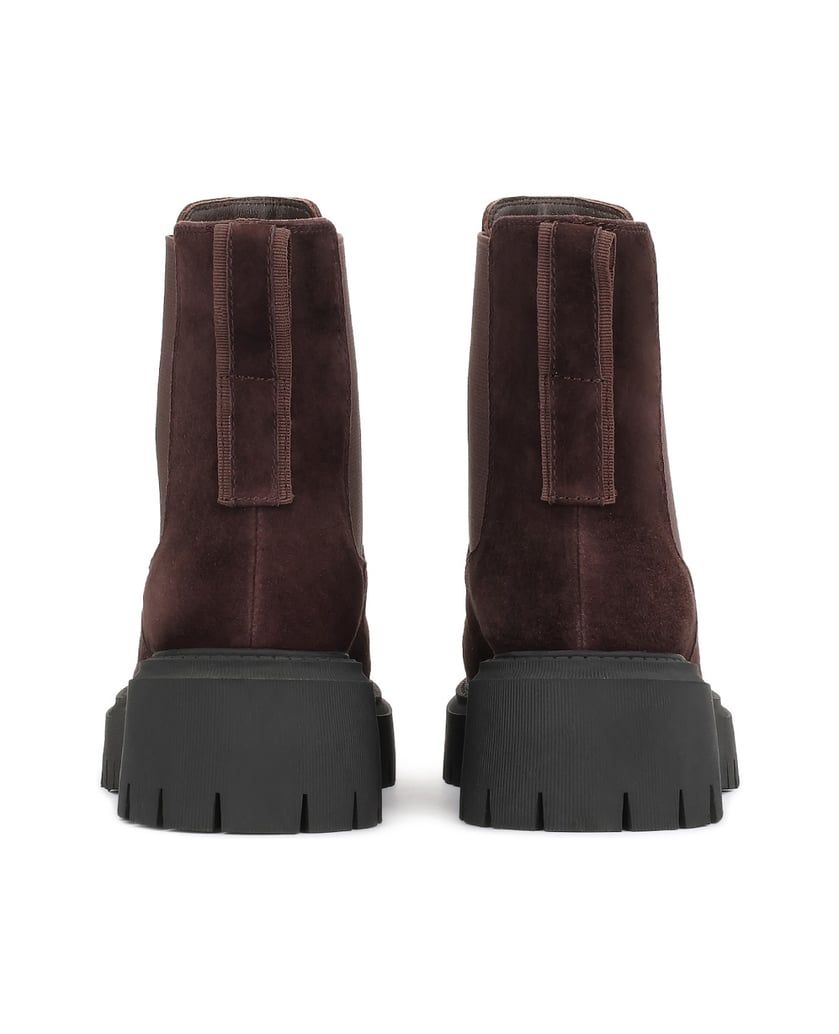 Kazar-Brown-Chelsea-booties-on-a-thick-treaded-sole-tmavá-hnedá