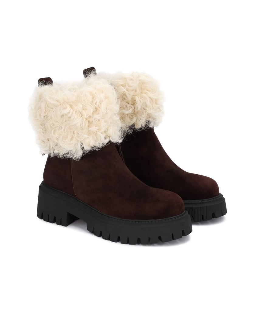 Kazar-Brown-women's-suede-booties-with-natural-fur-hnedá