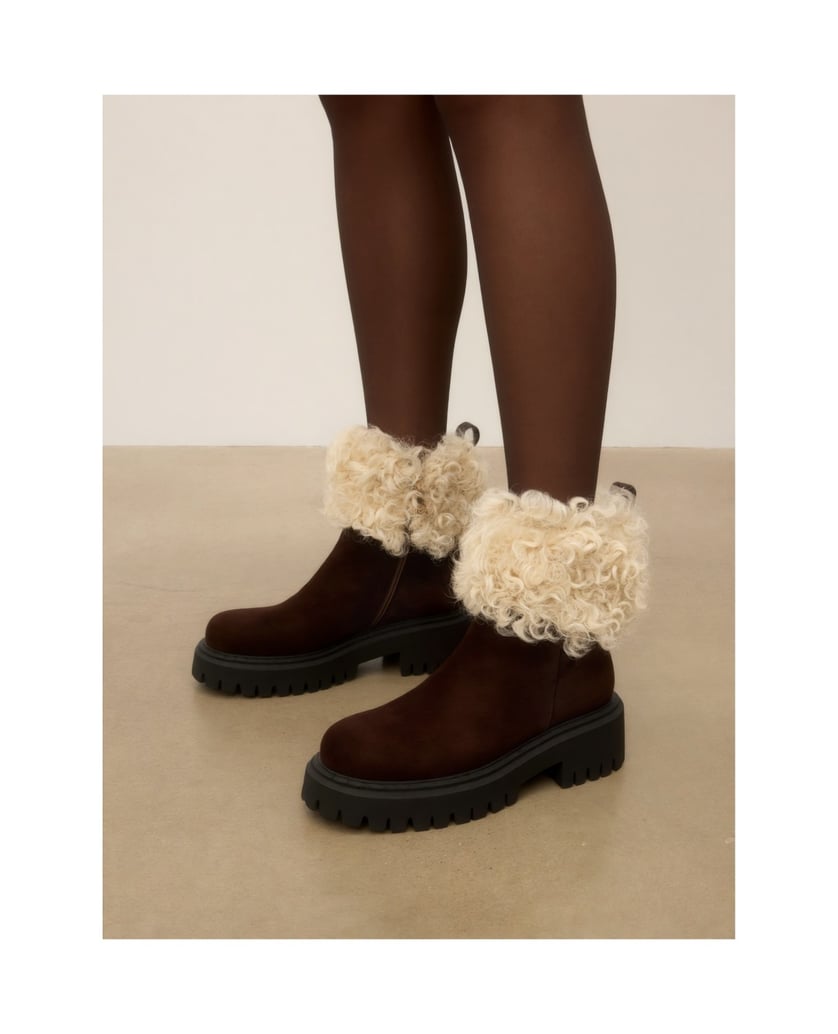 Kazar-Brown-women's-suede-booties-with-natural-fur-hnedá