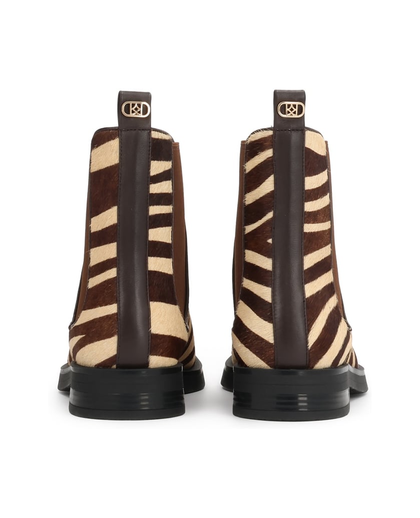 Kazar-Zebra-print-hair-on-leather-Chelsea-boots-in-shades-of-beige-and-brown-hnedá
