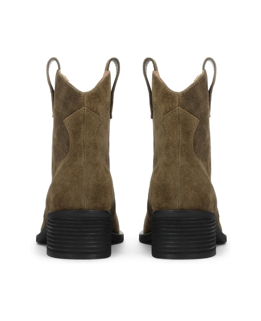 Kazar-Suede-cowboy-booties-in-a-shade-of-green-zelená