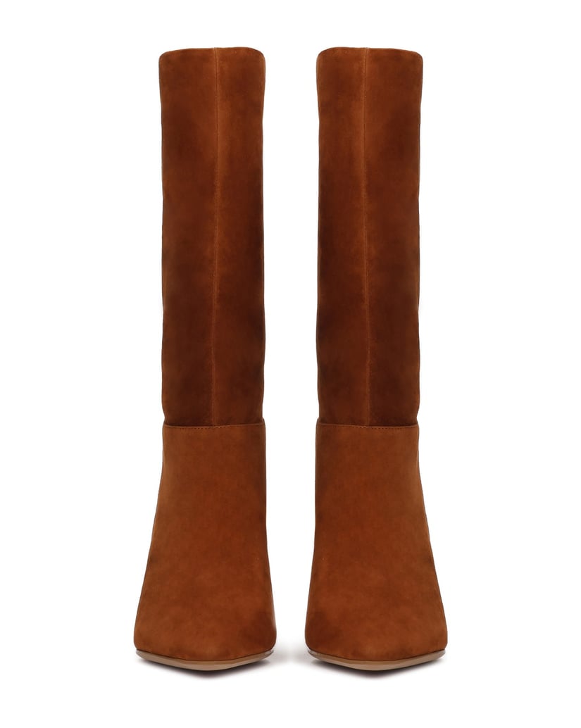 Kazar-Light-brown-suede-booties-with-high-upper-ťavia
