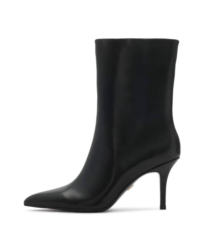 Kazar-Minimalist-black-slip-on-booties-čierna