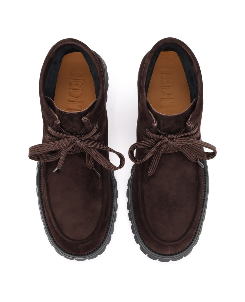 Kazar-Brown-flat-ankle-boots-hnedá