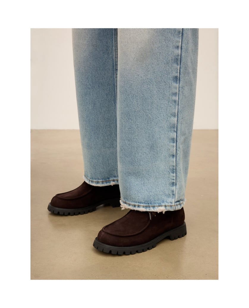 Kazar-Brown-flat-ankle-boots-hnedá