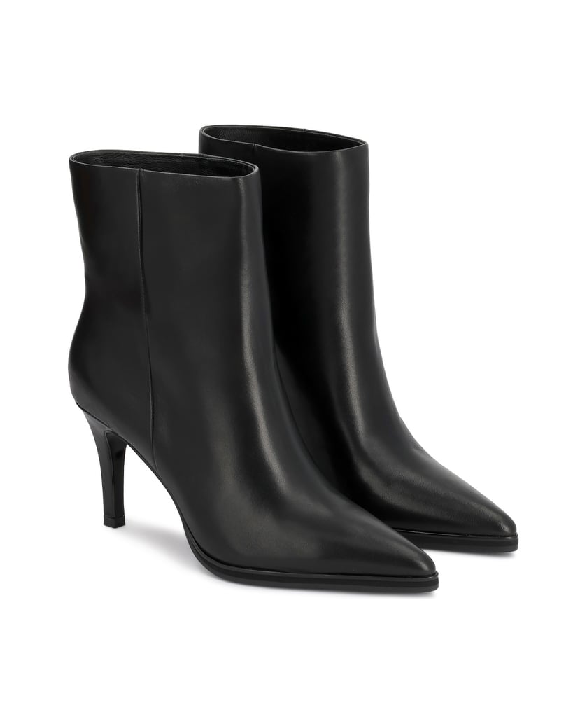 Kazar-Classic-black-booties-with-a-slip-on-upper-černá