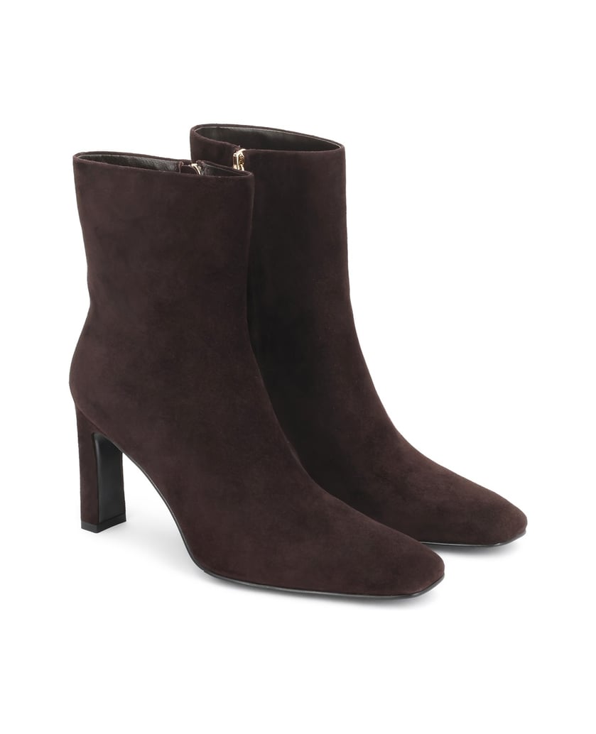 Kazar-Dark-brown-suede-booties-with-a-slim-heel-tmavá-hnedá