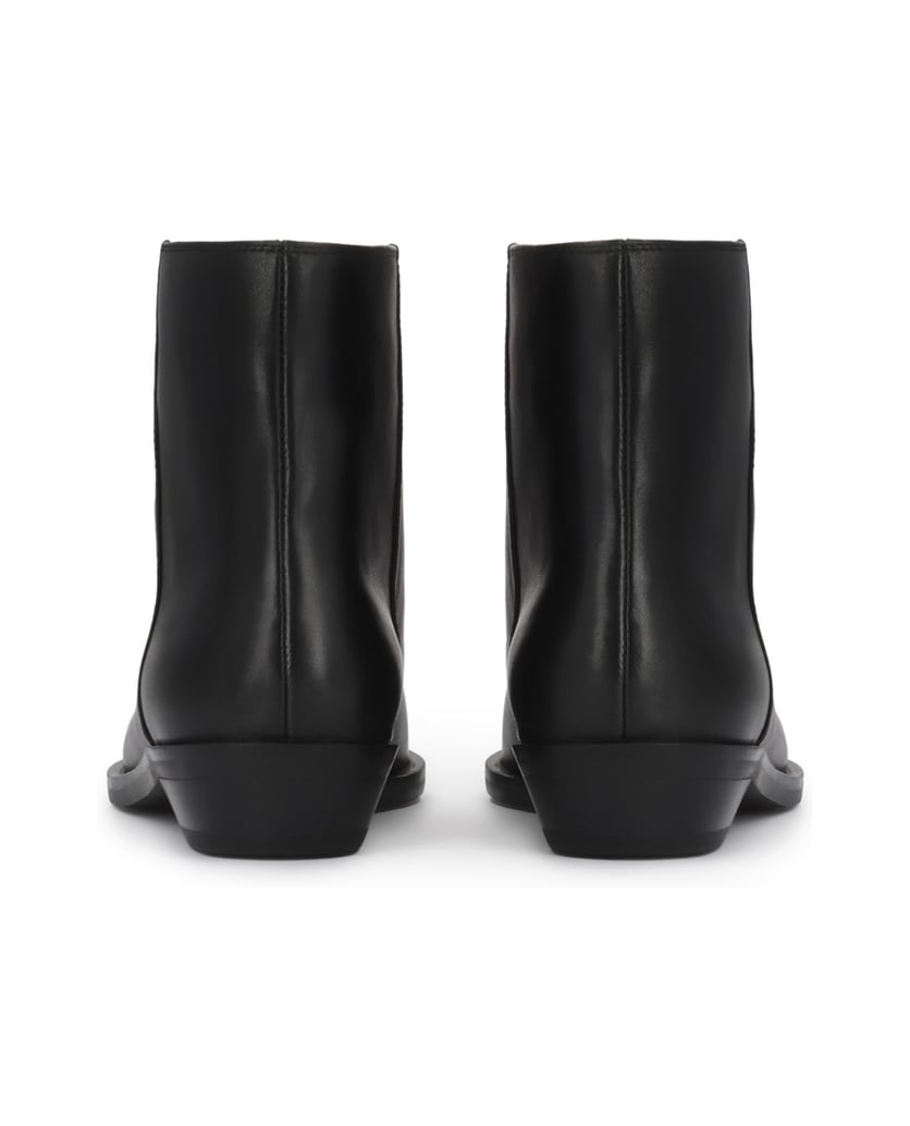 Kazar-Black-Genuine-leather-EDITIONS-booties-with-stiletto-nose-čierna