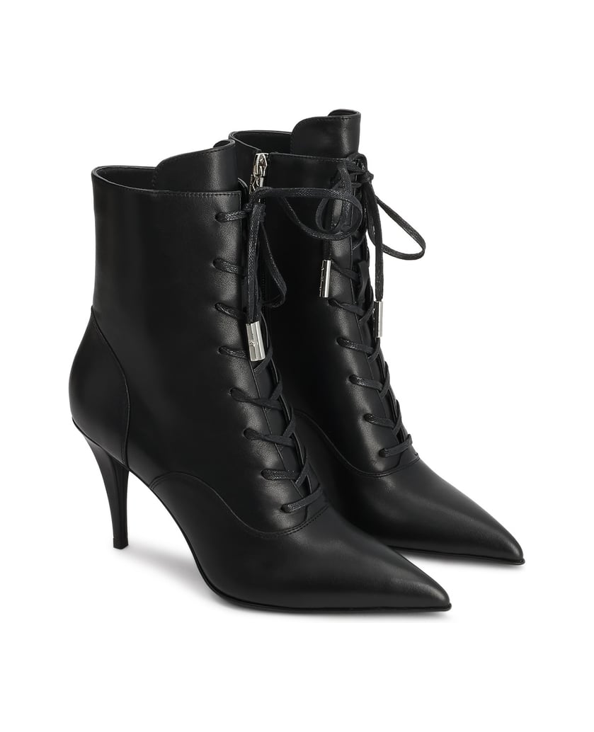 Kazar-Black-leather-booties-on-a-slim-stiletto-heel-čierna