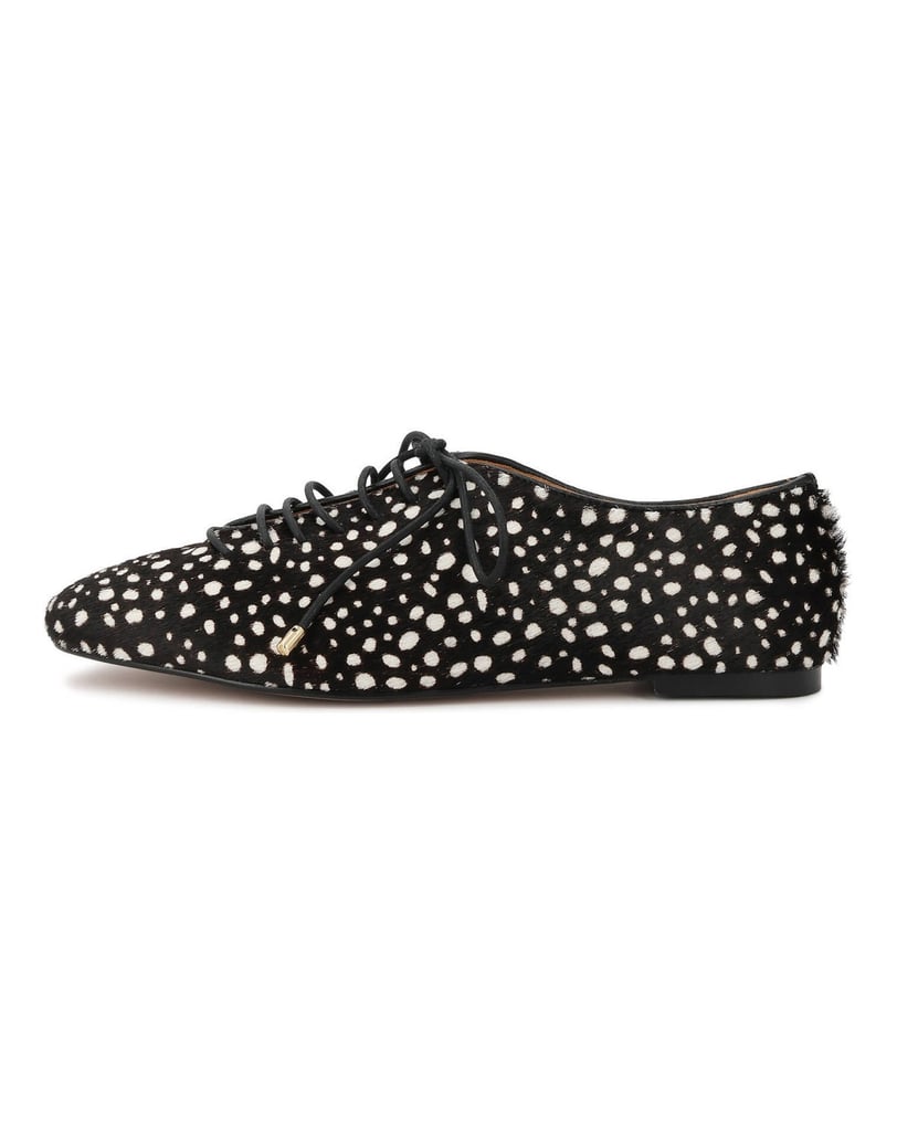 Kazar-Lace-up-tongueless-shoes-in-hair-on-leather-čierna