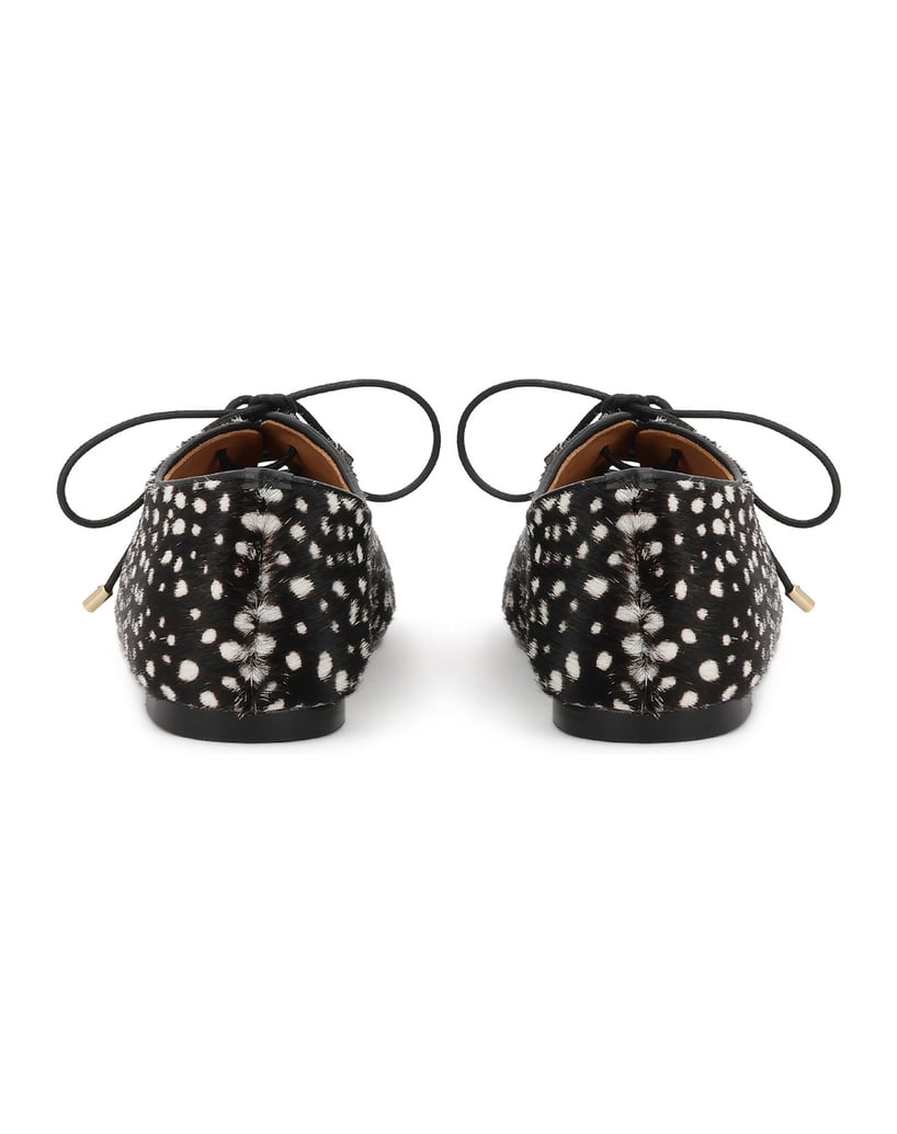 Kazar-Lace-up-tongueless-shoes-in-hair-on-leather-čierna