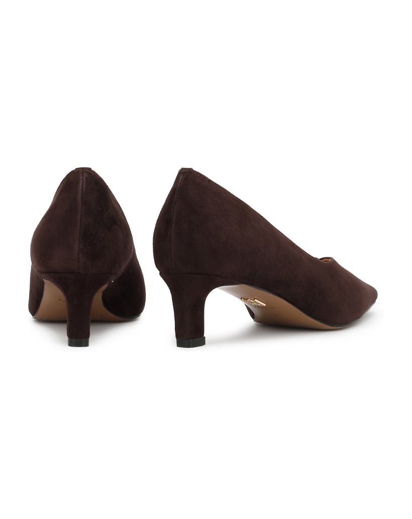 Kazar-EDITIONS-suede-pumps-with-low-heel-tmavá-hnedá