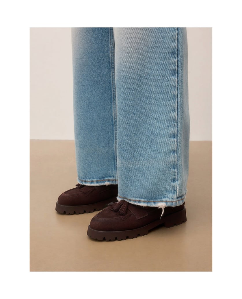 Kazar-Suede-tassel-loafers-with-trep-sole-tmavá-hnedá