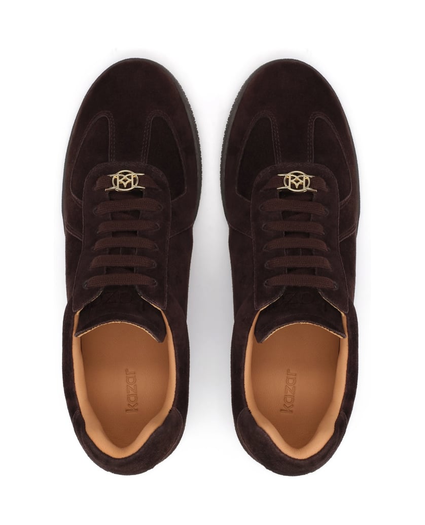Kazar-Brown-suede-sneakers-with-hidden-wedges-tmavá-hnedá