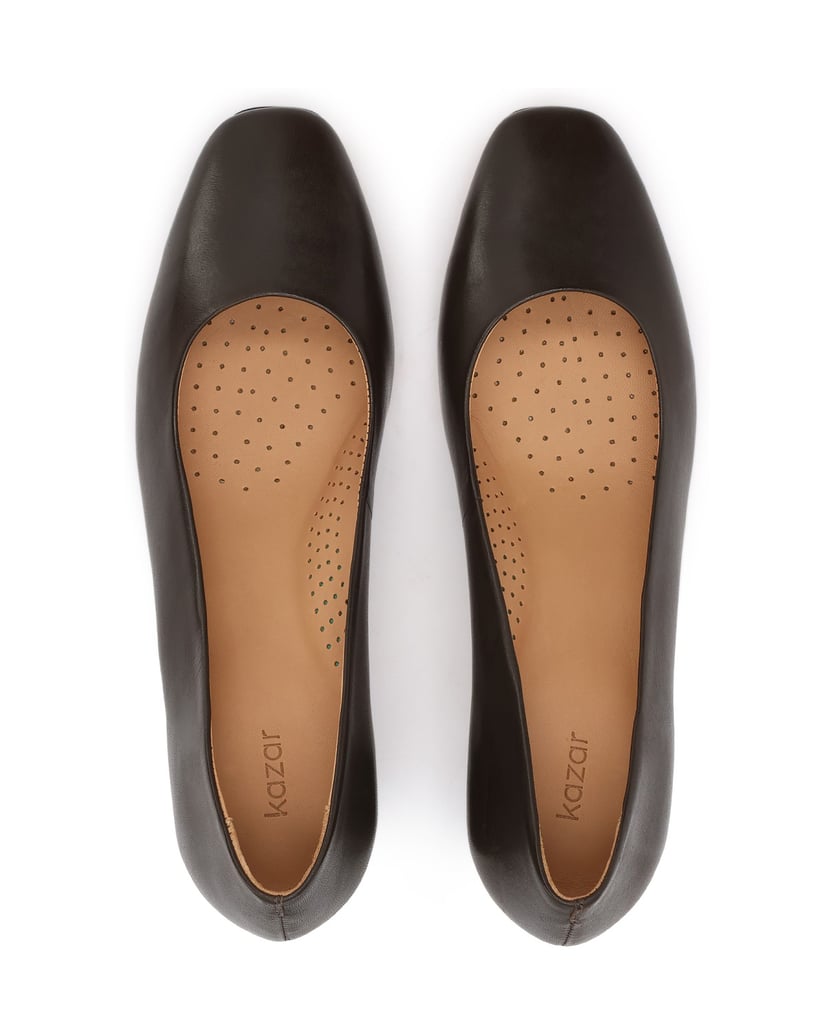 Kazar-Dark-brown-leather-pumps-on-block-tmavá-hnedá