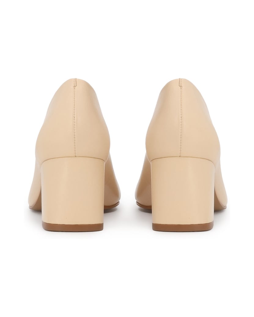 Kazar-Beige-leather-pumps-with-embossed-toecap-béžová