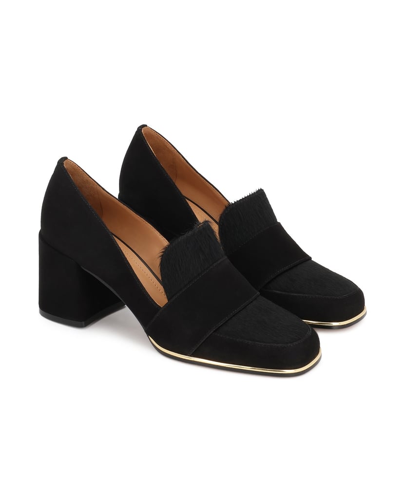 Kazar-Black-lords-pumps-in-suede-and-hai-on-leather-čierna