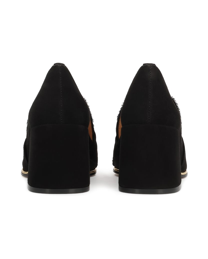 Kazar-Black-lords-pumps-in-suede-and-hai-on-leather-čierna
