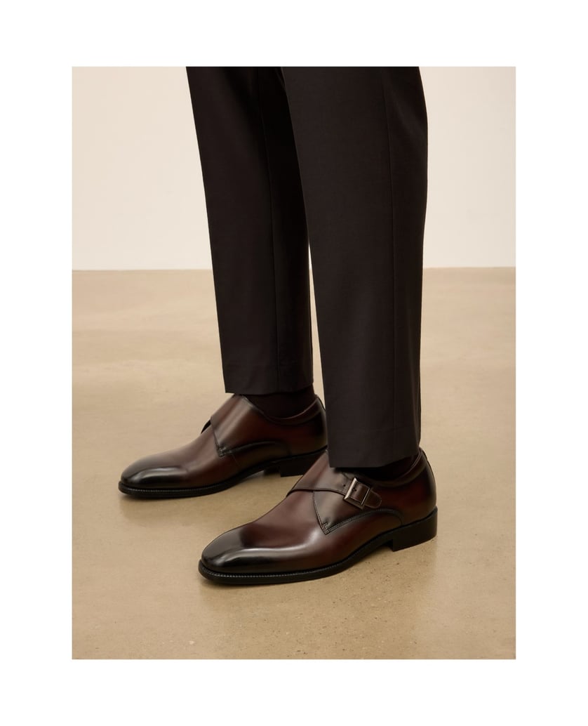 Kazar-Brown-genuine-leather-monk-shoes-half-shoes-hnědá