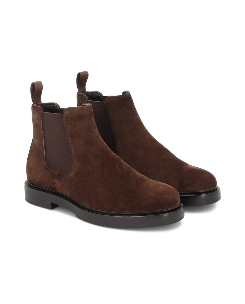 Kazar-Timeless-Chelsea-boots-in-brown-suede-hnědá