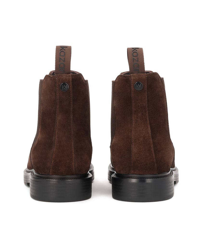 Kazar-Timeless-Chelsea-boots-in-brown-suede-hnědá