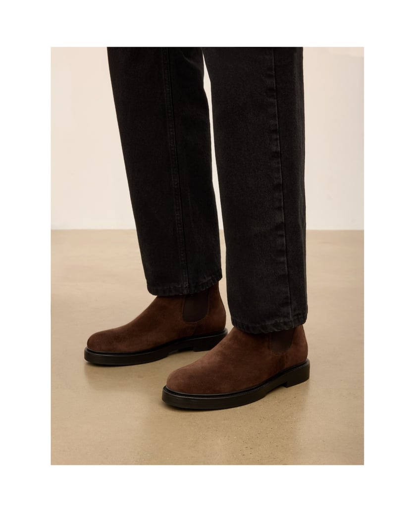 Kazar-Timeless-Chelsea-boots-in-brown-suede-hnědá