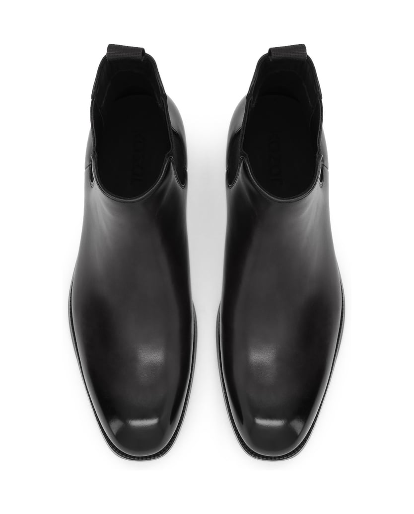 Kazar-Black-genuine-leather-Chelsea-boots-čierna