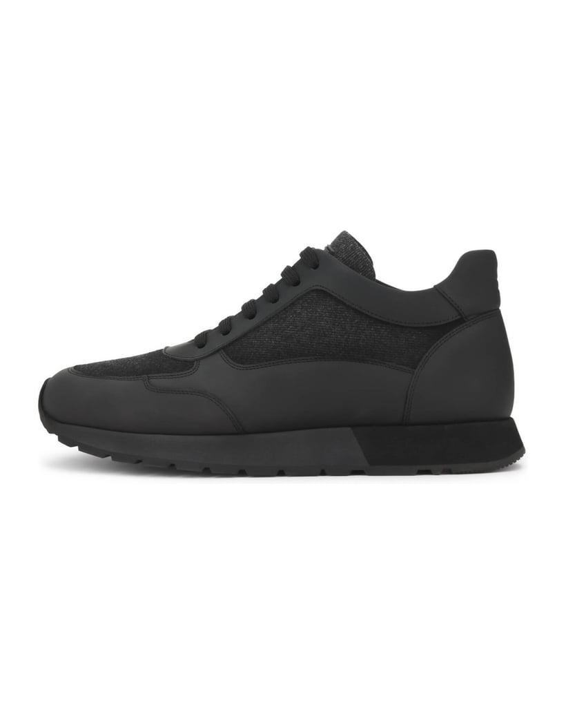 Kazar-Black-combined-material-sneakers-čierna