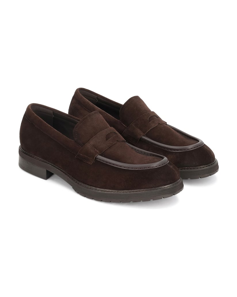 Kazar-Dark-brown-suede-loafers-tmavá-hnedá