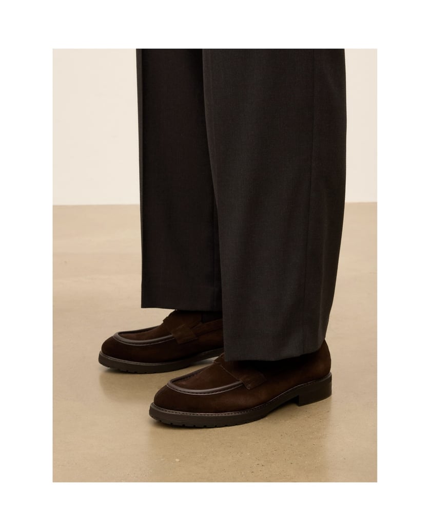 Kazar-Dark-brown-suede-loafers-tmavá-hnedá