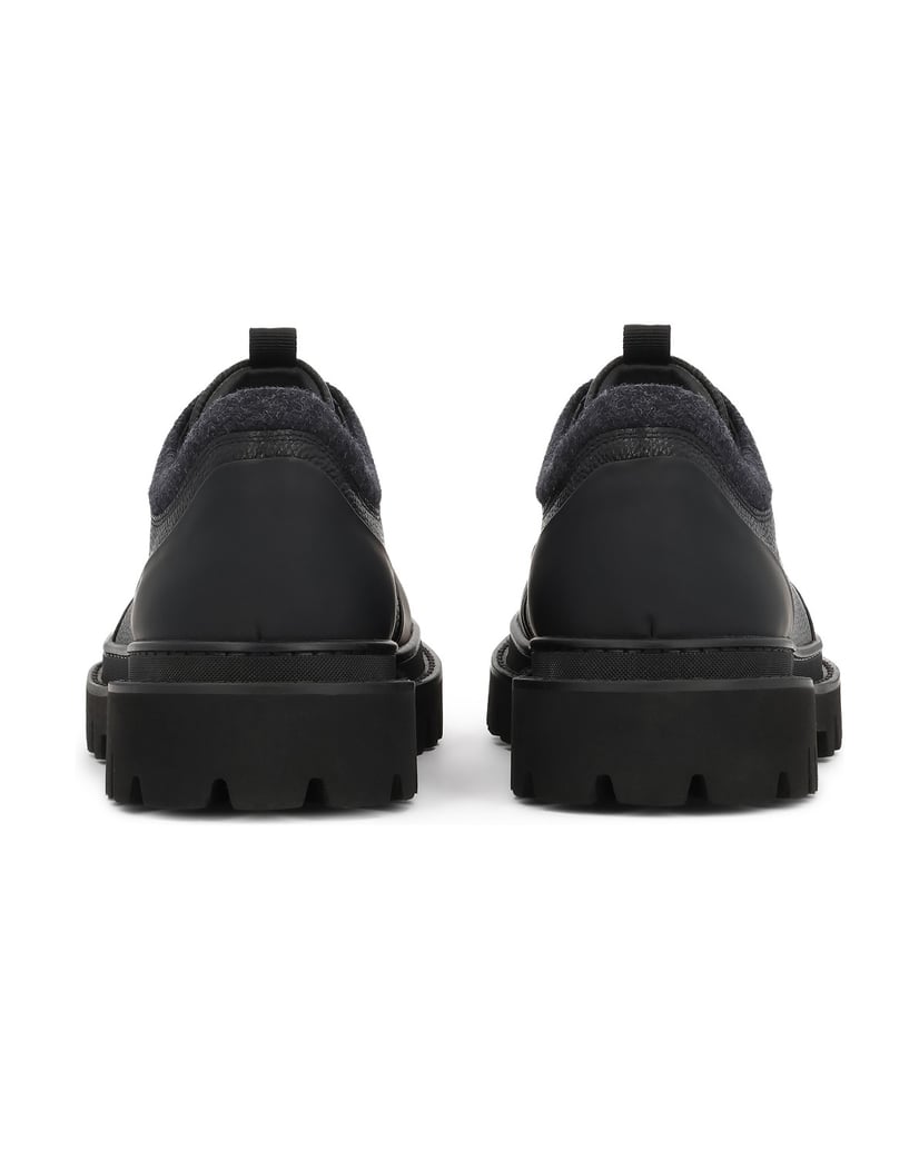 Kazar-Lace-up-shoes-with-rubber-toe-and-heel-protection-čierna