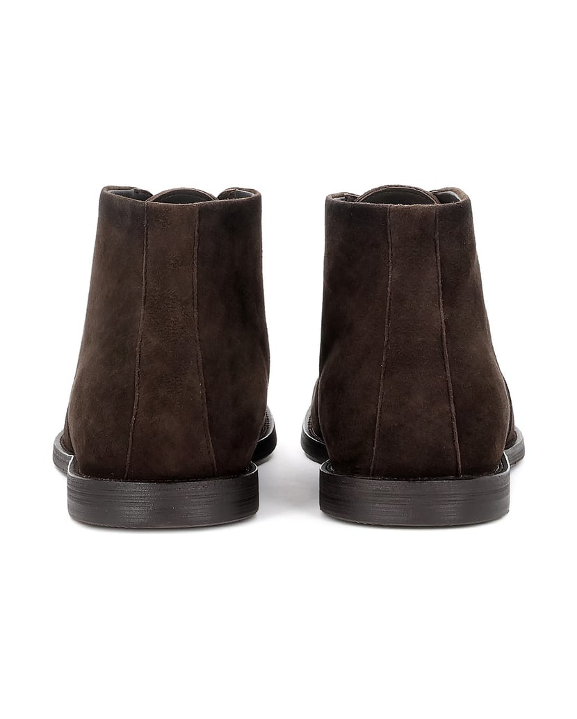 Kazar-Smart-casual-suede-Flat-Ankle-Boots-with-short-laces-hnedá