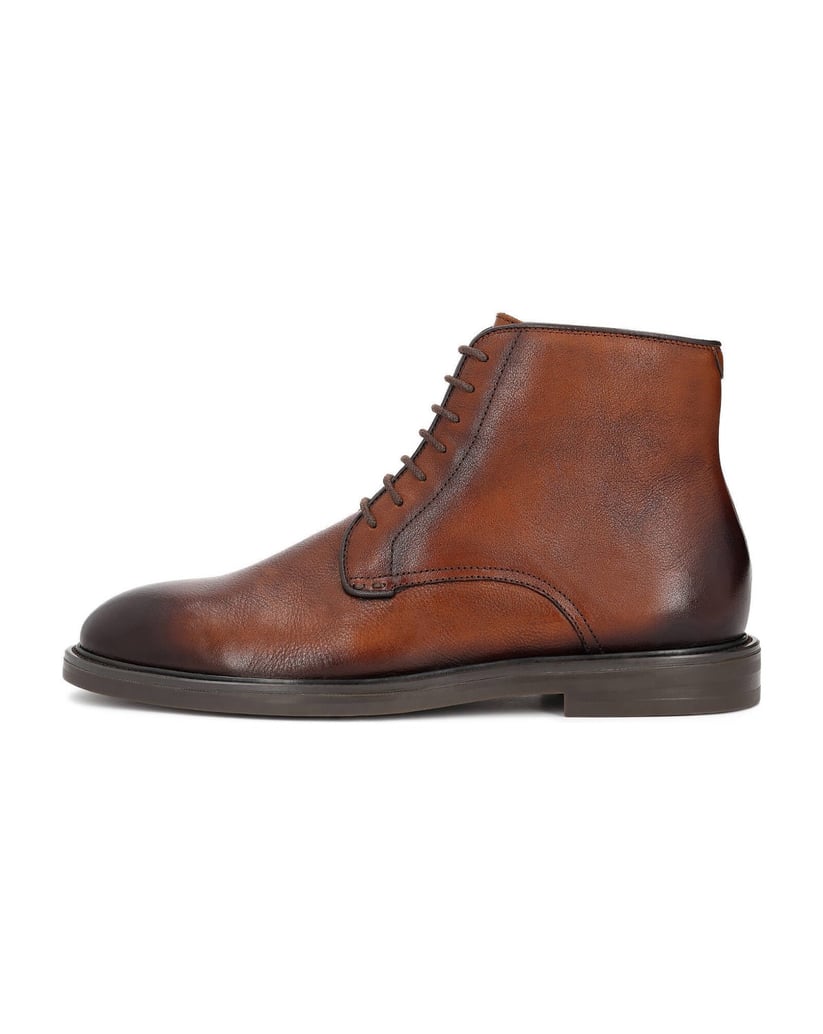 Kazar-Smart-casual-flat-ankle-boots-in-brown-genuine-leather-ťavia