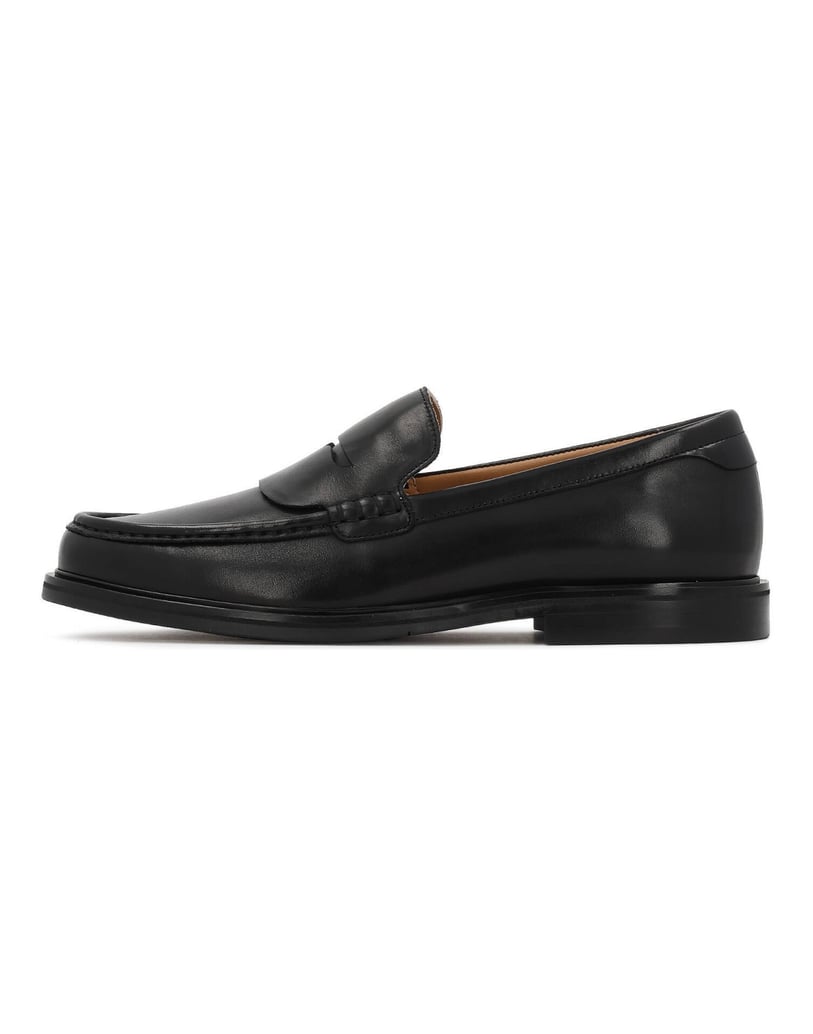 Kazar-Black-leather-men's-loafers-čierna